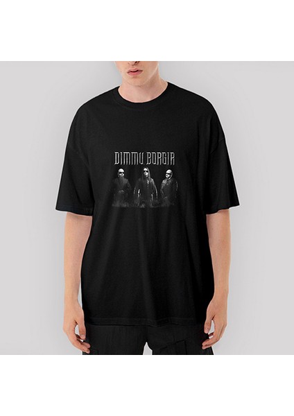 Dimmu Borgir Group Oversize Siyah Tişört