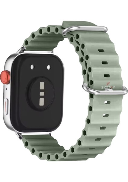 Xiaomi Redmi Watch 5 Active/Redmi 5 Lite Uyumlu Ocean Tasarım Metal Toka Soft Silikon Kordon fiyatları