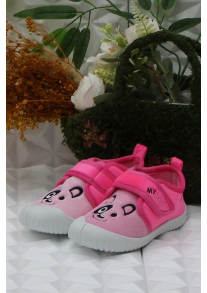 Fort Gzr 03198 Pembe Anaokulu Kreş Ev Kız Çocuk Panduf Ayakkabı modelleri