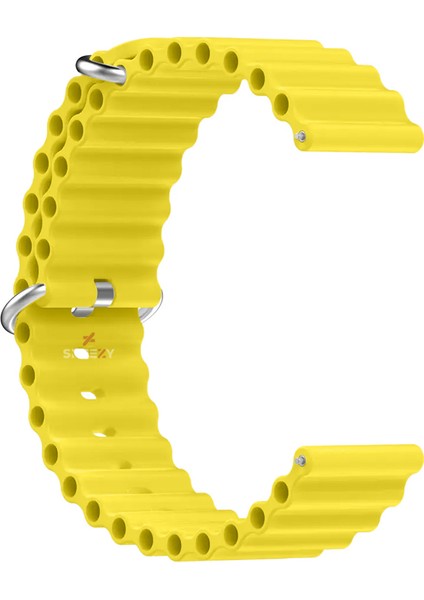Xiaomi Redmi Watch 5 Active/Redmi 5 Lite Uyumlu Ocean Tasarım Metal Toka Soft Silikon Kordon