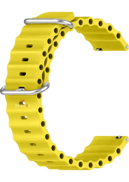 Xiaomi Redmi Watch 5 Active/Redmi 5 Lite Uyumlu Ocean Tasarım Metal Toka Soft Silikon Kordon