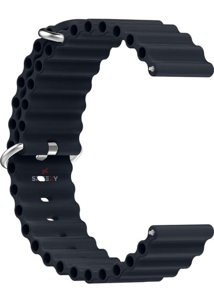 Xiaomi Redmi Watch 5 Active/Redmi 5 Lite Uyumlu Ocean Tasarım Metal Toka Soft Silikon Kordon modelleri
