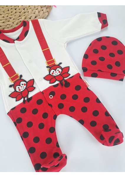 Kız Erkek Bebek Uyku Tulumu Bere Ikili Takım Uğur Böceği Detaylı fiyatları