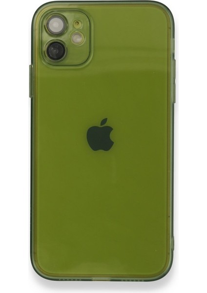 iPhone 12 Kılıf Darbelere Karşı Korunaklı Şeffaf Yüzey Fly Lens Silikon Kapak