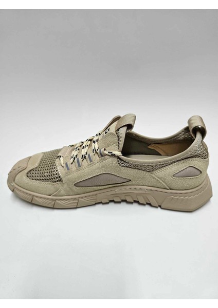 Deri Bej Rengi Yazlık Bağcıklı Esnek Kauçuk Taban Dar Kalıp Erkek Ayakkabı C-82314405 modelleri