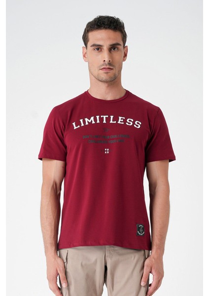 Limitless T-Shirt By Ertan Balaban Bordo - Xs