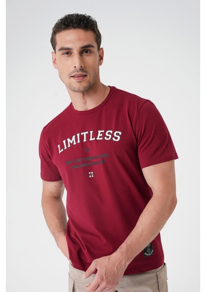 Limitless T-Shirt By Ertan Balaban Bordo - Xs indirimleri