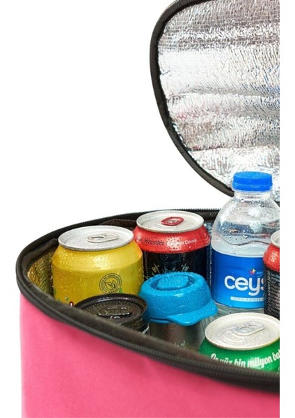 Buzluklu Plaj Çantası Kamp Piknik Seyahat Çantası Omuz Askılı Sıcak Soğuk Tutucu TERMOS13+35 Litre fırsatları