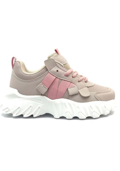 Cool Verom Bağcık Görünümlü Cırt Cırtlı Sneaker Ortopedik Çocuk Spor Ayakkabı