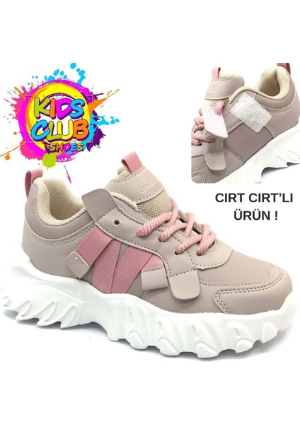 Cool Verom Bağcık Görünümlü Cırt Cırtlı Sneaker Ortopedik Çocuk Spor Ayakkabı
