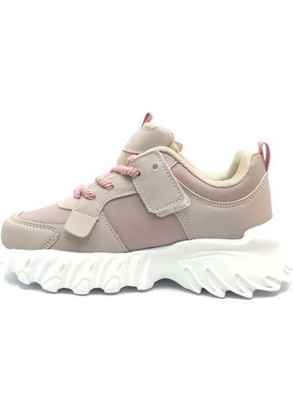 Cool Verom Bağcık Görünümlü Cırt Cırtlı Sneaker Ortopedik Çocuk Spor Ayakkabı