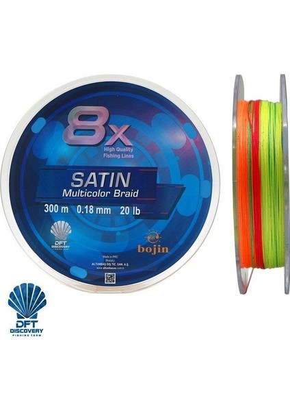 Dft Bojin 8x Satin M.color Ip Misina 0.18MM 300 M fiyatları