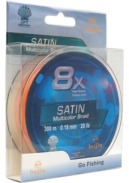 Dft Bojin 8x Satin M.color Ip Misina 0.18MM 300 M modelleri