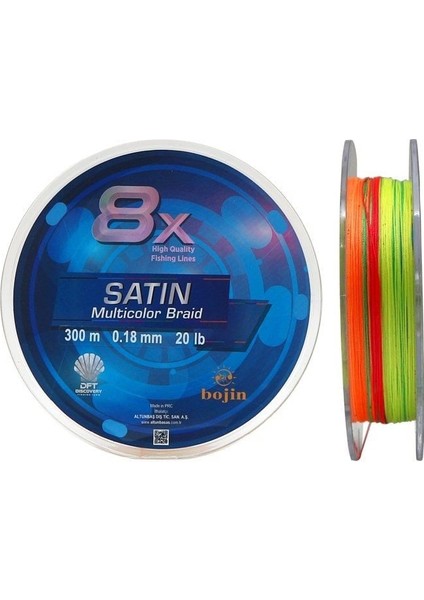 Dft Bojin 8x Satin M.color Ip Misina 0.18MM 300 M indirimleri
