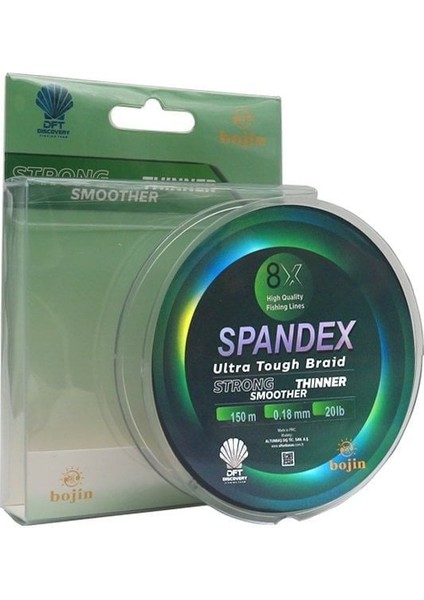 Dft Bojin 8x Spandex Ip Misina 0.18 mm 150 M