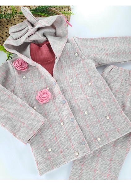 Kız Çocuk Yelek Pantolon Body Üçlü Premium Kalite fiyatları