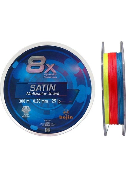 Dft Bojin 8x Satin M.color Ip Misina 0.20 mm 300 M
