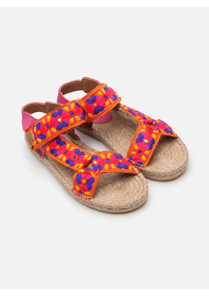 Yoanny Pembe Kadın Espadril Sandalet