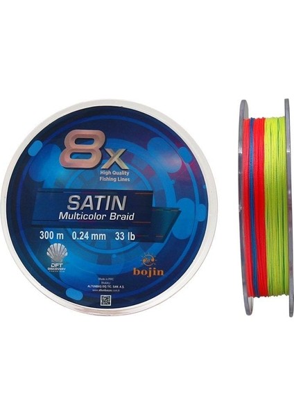 Dft Bojin 8x Satin M.color Ip Misina 0.24 mm 300 M indirimleri