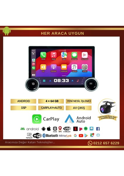 Skoda Rapid Dual Knob 11.8" 2013-2020 Model 4gb + 64GB Android 1