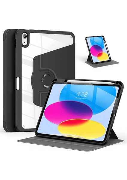 iPad Air 11 Inç 2024 M2 Çipli 6.nesil Uyumlu 360° Dönebilen Standlı Pino Tablet Kılıfı fiyatları