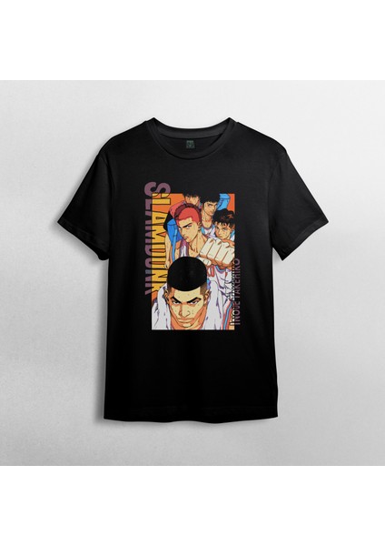 Slam Dunk %100 Pamuklu Bisiklet Yaka T-Shirt Model 1 fiyatları