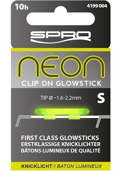 Neon Klipsli Işıkçubuğu Yeşil (Küçük)