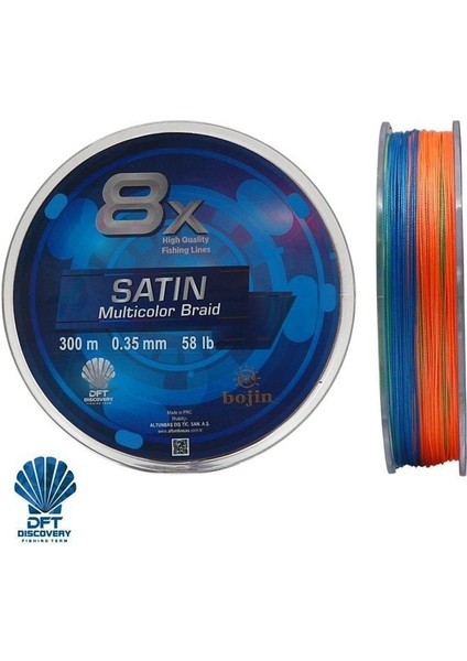 Dft Bojin 8x Satin M.color Ip Misina 0.35 mm 300 M fırsatları