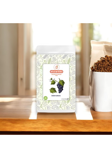 Kuru Üzüm Çekirdekli Siyah Yeni Mahsul Organik 250GR