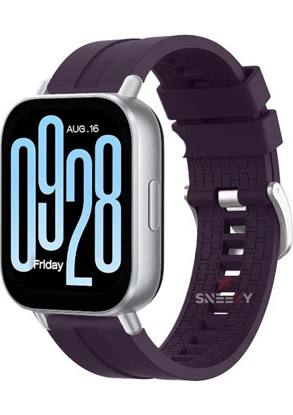 Xiaomi Redmi Watch 5 Active/Redmi 5 Lite Uyumlu Novagt Metal Tokalı Yumuşak Silikon Kordon