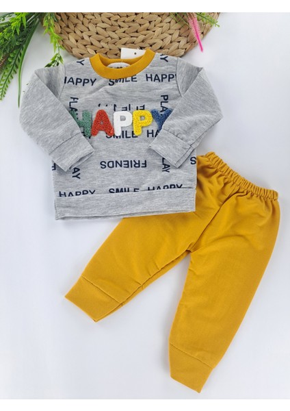 Kız / Erkek Bebek / Çocuk Ikili Eşofman / Pijama Takımı