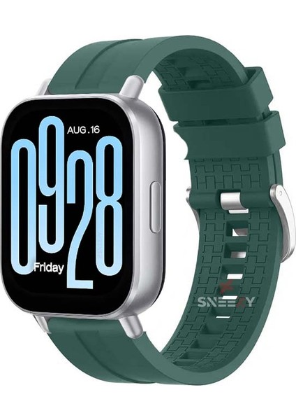 Xiaomi Redmi Watch 5 Active/Redmi 5 Lite Uyumlu Novagt Metal Tokalı Yumuşak Silikon Kordon