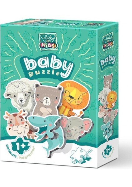 Bebek Eğitici Hayvanlar Puzzle