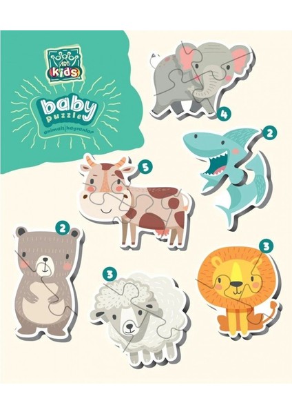 Bebek Eğitici Hayvanlar Puzzle fiyatları