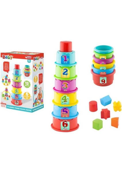 Bebek Silindir Kule Buk Tak Oyunu