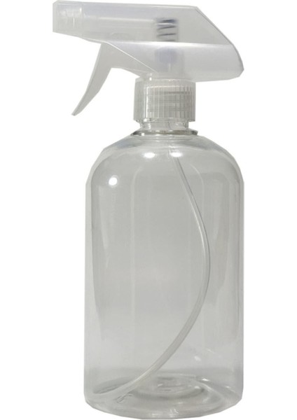 Boş Pet Şişe Ambalaj 500 ml & Valf Sprey 5 Adet Takım