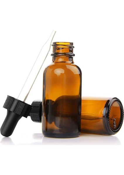 Cam Damlalıklı Amber Şişe 30 ml x 4 Adet fiyatları