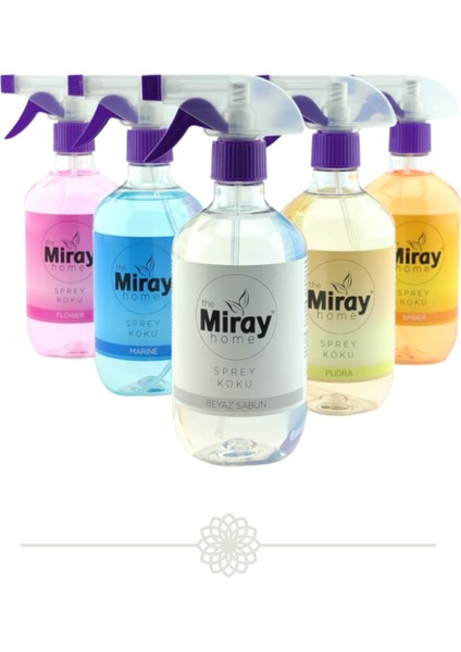 Miray Home Sprey Kumaş ve Oda Kokusu Flower 500 ml