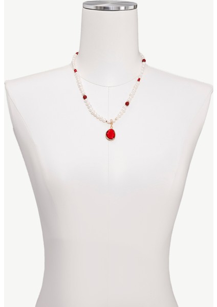 Çıkarılabilir Uç Detaylı İnci Kolye modelleri