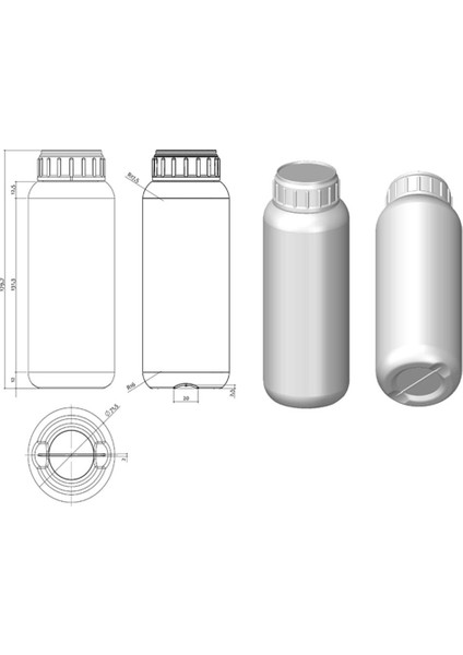500ml - Tarım Şişesi Plastik Şişe Boş Şişe (5 Adet) fiyatları