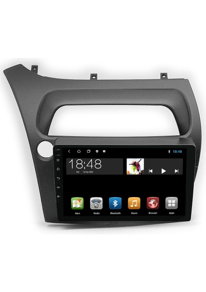 MYG-8128 Serisi Honda Civic Hb 2006-2011 Model Uyumlu 8gb Ram 128GB Hafıza 8+128 Carplay Android Auto Destekli Multimedya Navigasyonlu Teyp