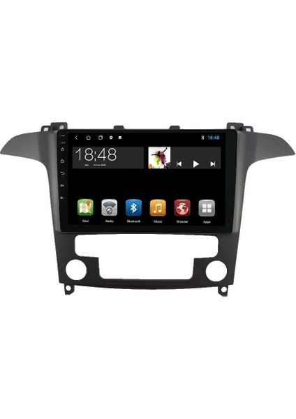 MYG-432 Serisi Ford S-Max 2006-2009 Model Uyumlu 4gb Ram 32GB Hafıza 4+32 Carplay Android Auto Destekli Multimedya Navigasyonlu Teyp