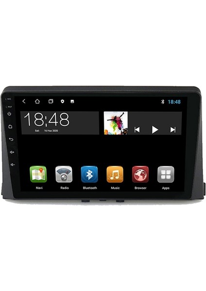 MYG-8128 Serisi Citroen Berlingo Peugeout Partner 2019-2024 Model Uyumlu 8gb Ram 128GB Hafıza 8+128 Carplay Android Auto Destekli Multimedya Navigasyonlu Teyp