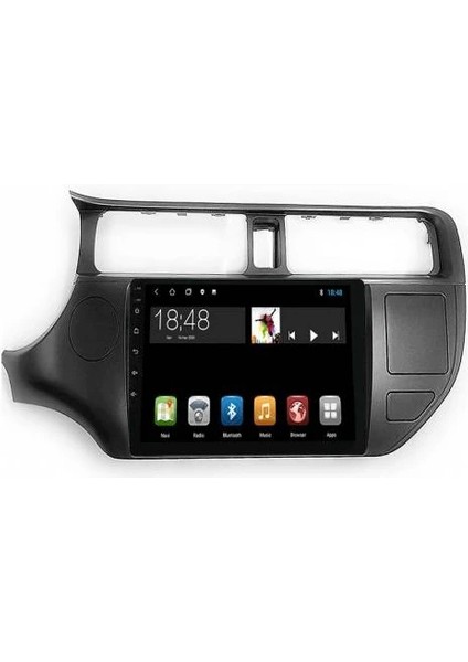 MYG-8128 Serisi Kia Rio 2011-2015 Model Uyumlu 8gb Ram 128GB Hafıza Carplay Android Auto Destekli Multimedya Oem Navigasyonlu Teyp