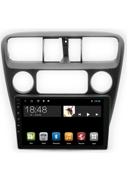 MYG-8128 Serisi Honda Accord 1997-2002 Model Uyumlu 8gb Ram 128GB Hafıza 8+128 Carplay Android Auto Destekli Multimedya Navigasyonlu Teyp