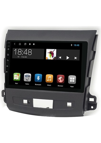 MYG-464 Serisi Mitsubishi Outlander 2008-2012 Model Uyumlu 4gb Ram 64GB Hafıza 4+64 Carplay Android Auto Destekli Multimedya Navigasyonlu Teyp