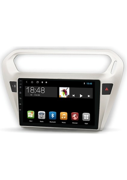 MYG-8128 Serisi Citroen C Elysee 2013-2019 Model Uyumlu 8gb Ram 128GB Hafıza Carplay Android Auto Destekli Multimedya Oem Navigasyonlu Teyp