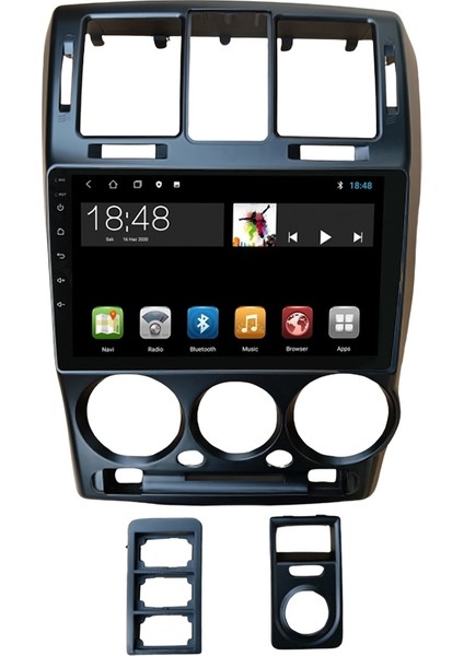 MYG-464 Serisi Hyundai Getz 2003-2010 Model Uyumlu 4gb Ram 64GB Hafıza 4+64 Carplay Android Auto Destekli Multimedya Navigasyonlu Teyp