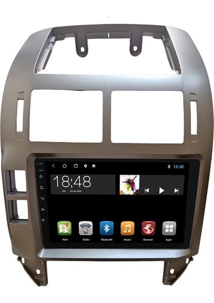 MYG-464 Serisi Volkswagen Polo 2005-2009 Model Uyumlu 4gb Ram 64GB Hafıza 4+64 Carplay Android Auto Destekli Multimedya Navigasyonlu Teyp