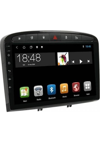 MYG-432 Serisi Peugeout 308 2007-2014 Model Uyumlu 4gb Ram 32GB Hafıza Carplay Android Auto Destekli Multimedya Oem Navigasyonlu Teyp